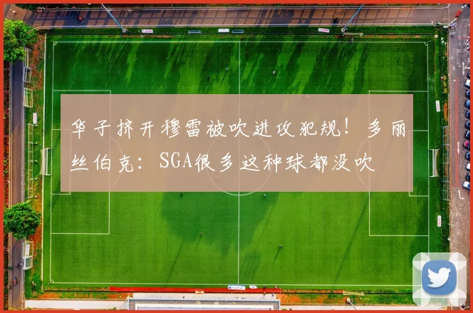 华子挤开穆雷被吹进攻犯规！多丽丝伯克：SGA很多这种球都没吹