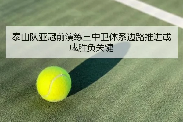 泰山队亚冠前演练三中卫体系边路推进或成胜负关键（jiangnan）
